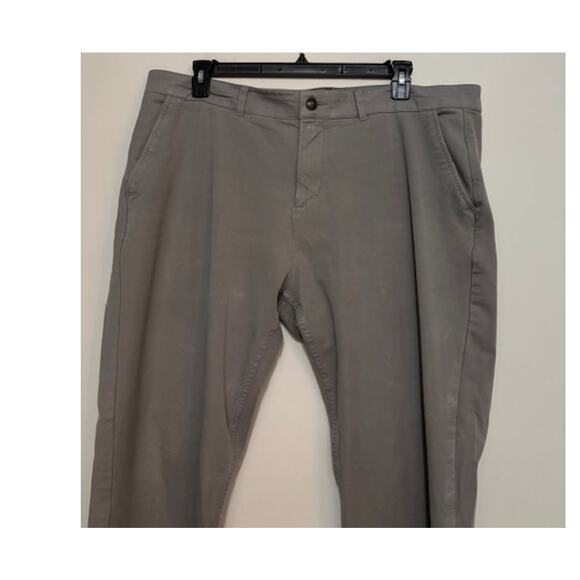 Mugsy Jeans Damens Pants Men's 42x32 Gray Stretch Chino Casual K6PNDA - Picture 3 of 7